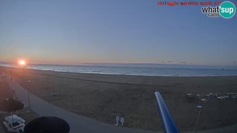 The beach Livecam Villaggio Mare Blu Bibione Pineda – Italy