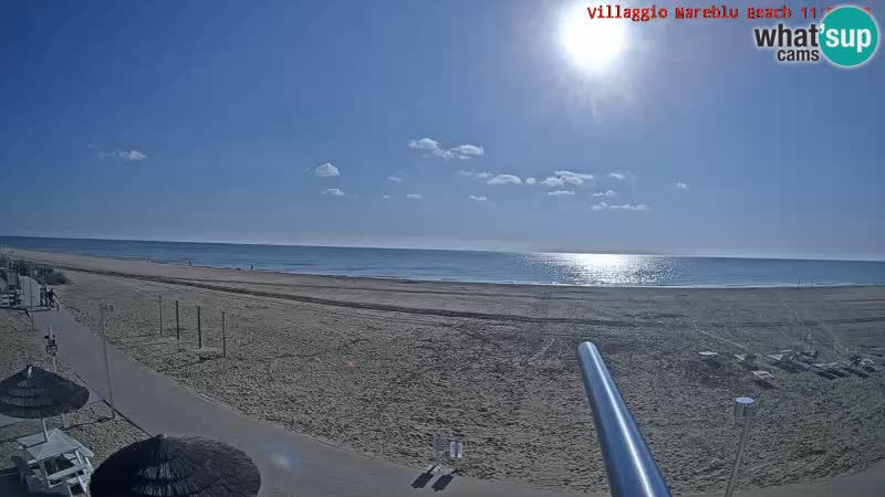 The beach Livecam Villaggio Mare Blu Bibione Pineda – Italy