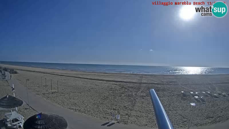 The beach Livecam Villaggio Mare Blu Bibione Pineda – Italy