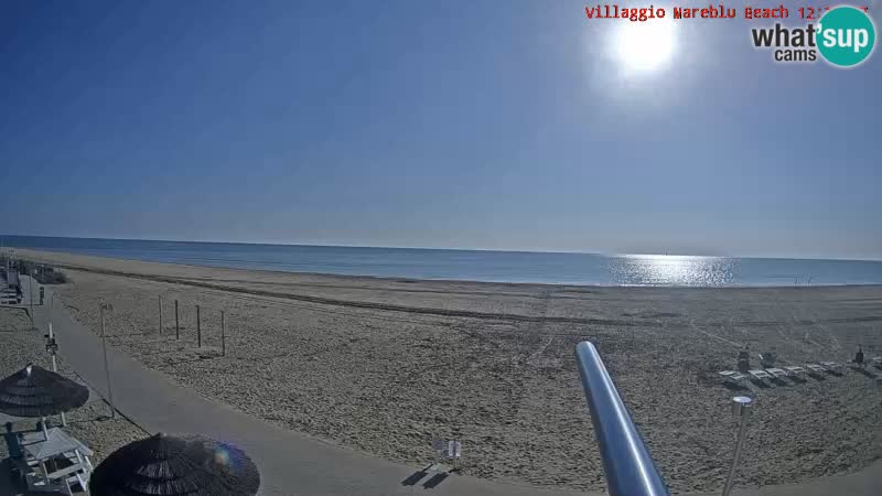 The beach Livecam Villaggio Mare Blu Bibione Pineda – Italy