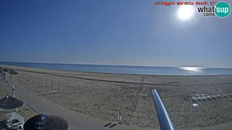 The beach Livecam Villaggio Mare Blu Bibione Pineda – Italy