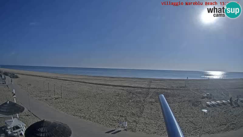 Der Strand Villaggio Mare Blu webcam Bibione Pineda – Italien
