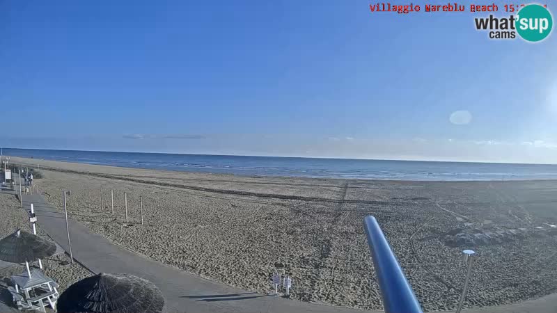 The beach Livecam Villaggio Mare Blu Bibione Pineda – Italy