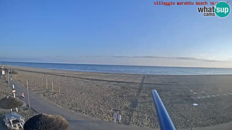 Web kamera uživo na plaži Villaggio Mare Blu Bibione Pineda – Italija