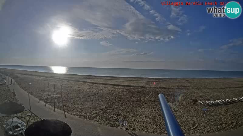 Web kamera uživo na plaži Villaggio Mare Blu Bibione Pineda – Italija