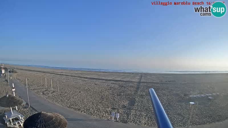 Web kamera uživo na plaži Villaggio Mare Blu Bibione Pineda – Italija