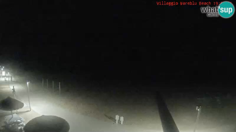 Webcam en direct de la plage Villaggio Mare Blu Bibione Pineda – Italie