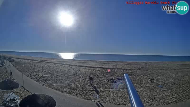 Web kamera uživo na plaži Villaggio Mare Blu Bibione Pineda – Italija