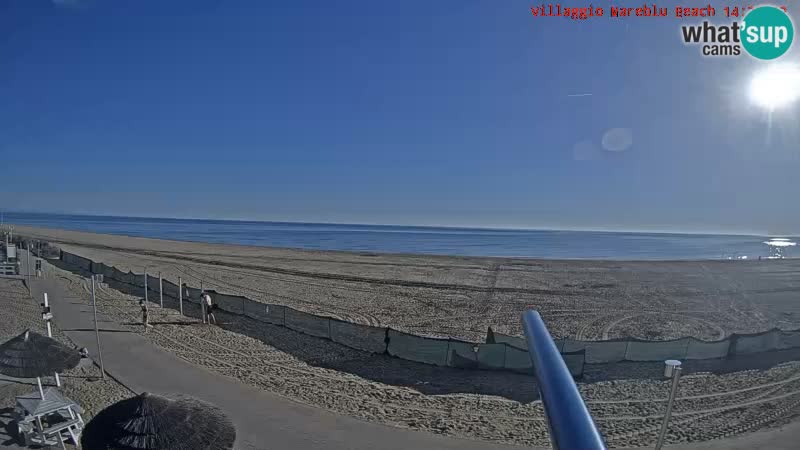 The beach Livecam Villaggio Mare Blu Bibione Pineda – Italy