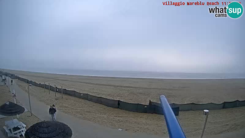 Playa webcam en vivo Villaggio Mare Blu Bibione Pineda – Italia