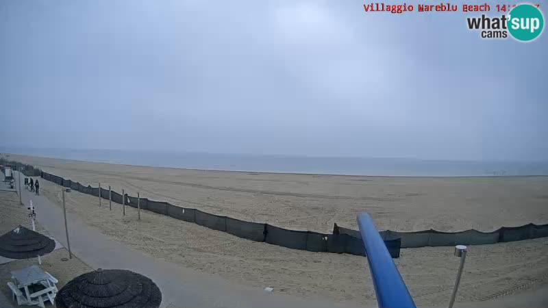 Web kamera uživo na plaži Villaggio Mare Blu Bibione Pineda – Italija