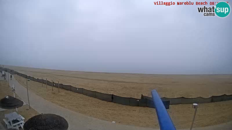Spiaggia Webcam Villaggio Mare Blu Bibione Pineda
