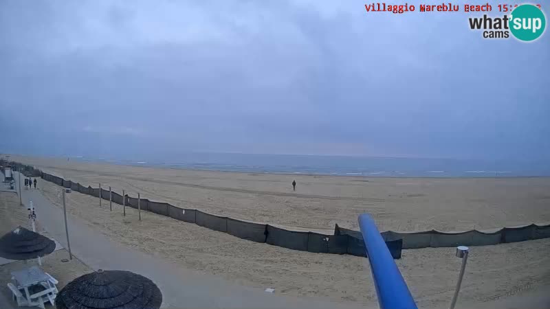Playa webcam en vivo Villaggio Mare Blu Bibione Pineda – Italia