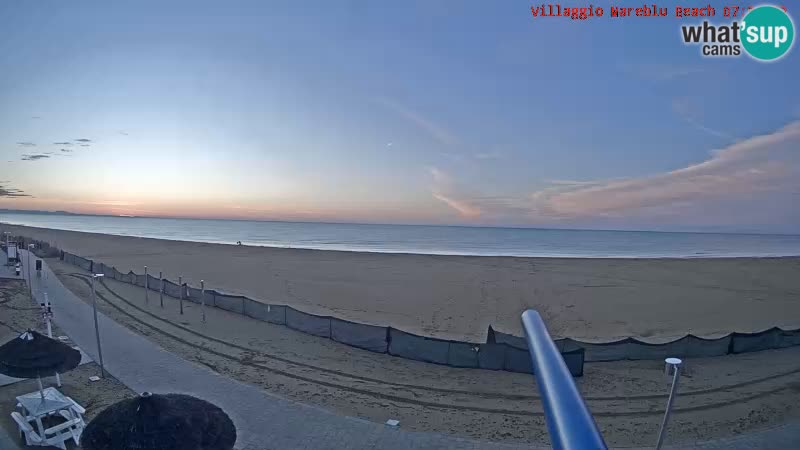 The beach Livecam Villaggio Mare Blu Bibione Pineda – Italy