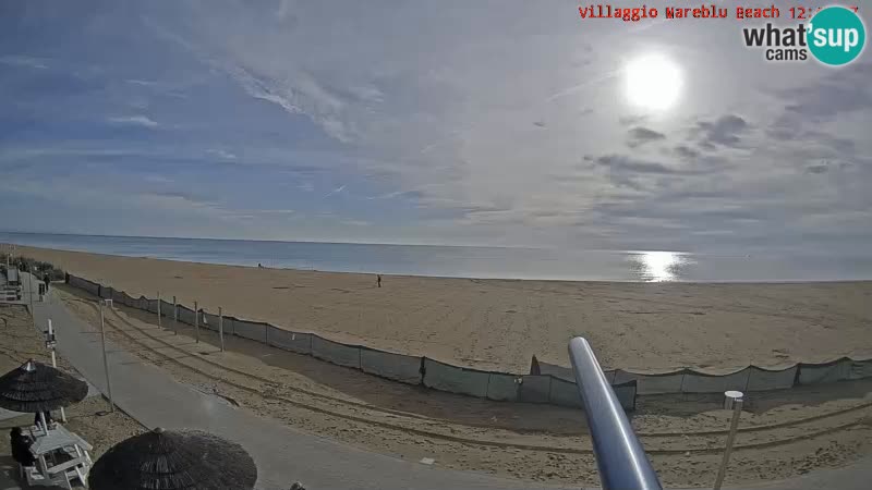 Spiaggia Webcam Villaggio Mare Blu Bibione Pineda