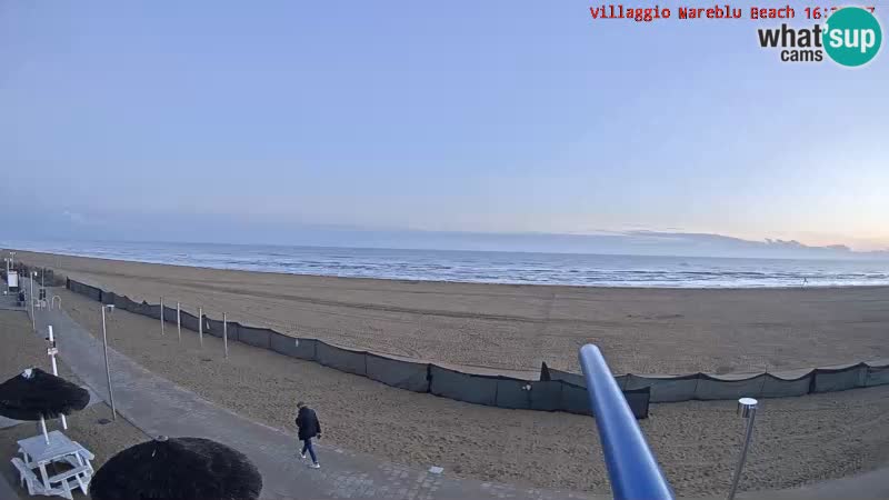 Web kamera uživo na plaži Villaggio Mare Blu Bibione Pineda – Italija