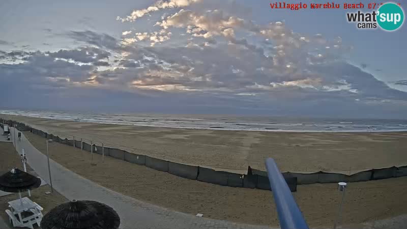 The beach Livecam Villaggio Mare Blu Bibione Pineda – Italy