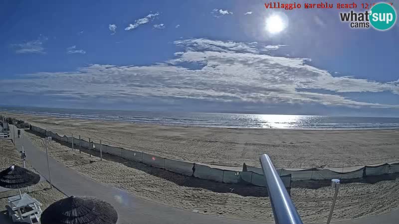 The beach Livecam Villaggio Mare Blu Bibione Pineda – Italy