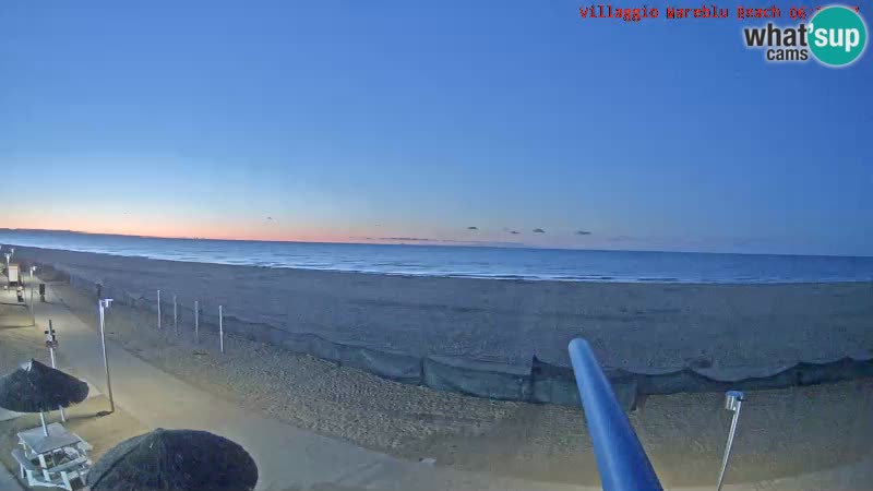 Spiaggia Webcam Villaggio Mare Blu Bibione Pineda