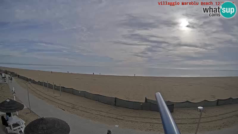 Web kamera uživo na plaži Villaggio Mare Blu Bibione Pineda – Italija