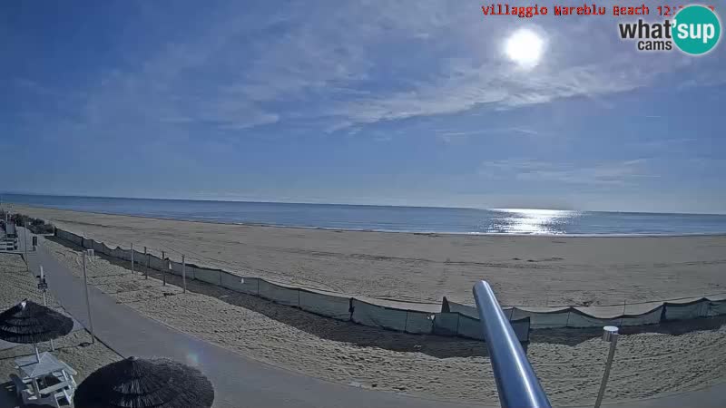The beach Livecam Villaggio Mare Blu Bibione Pineda – Italy