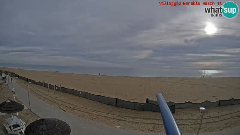 Web kamera uživo na plaži Villaggio Mare Blu Bibione Pineda – Italija
