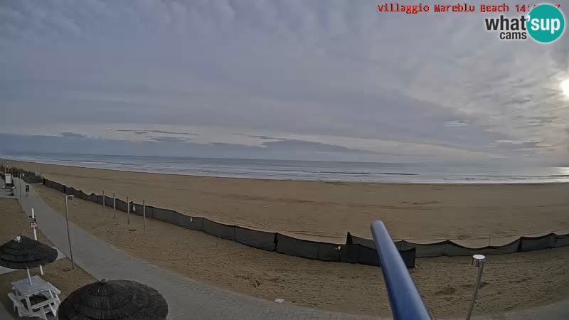 Spiaggia Webcam Villaggio Mare Blu Bibione Pineda