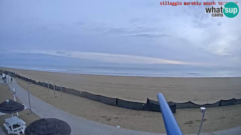 Web kamera uživo na plaži Villaggio Mare Blu Bibione Pineda – Italija
