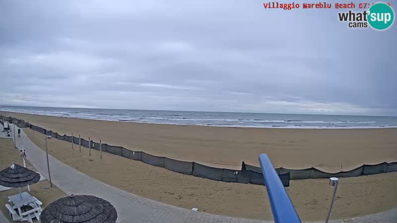 Der Strand Villaggio Mare Blu webcam Bibione Pineda – Italien