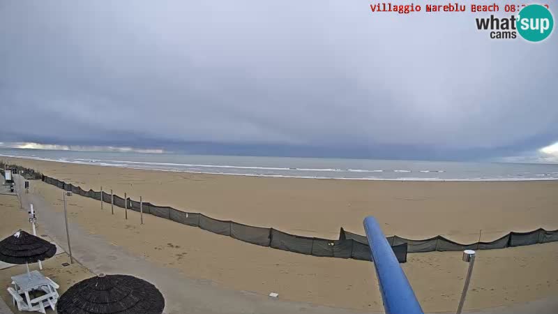 The beach Livecam Villaggio Mare Blu Bibione Pineda – Italy