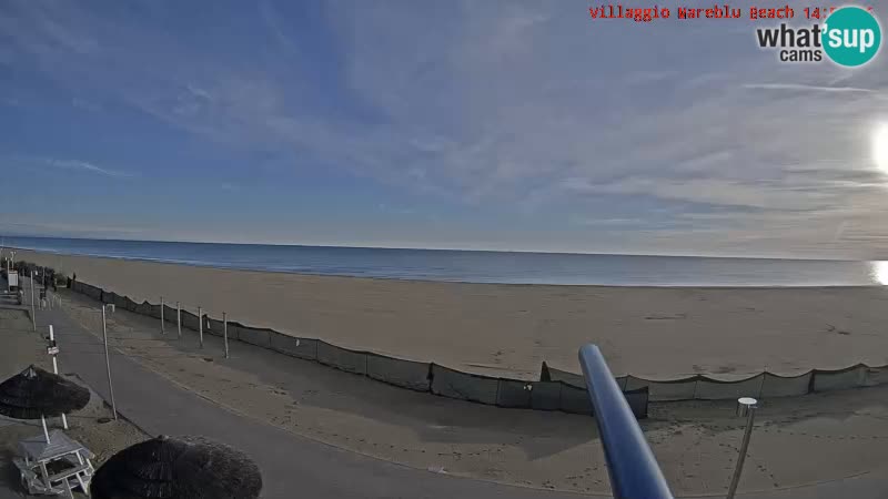 The beach Livecam Villaggio Mare Blu Bibione Pineda – Italy