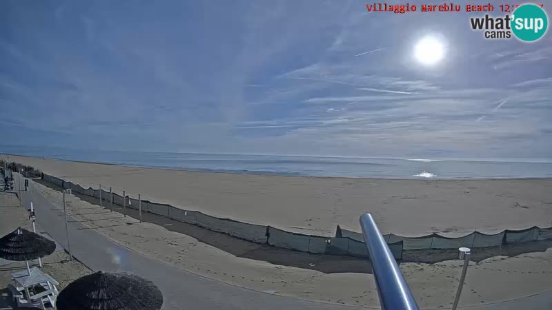 Der Strand Villaggio Mare Blu webcam Bibione Pineda – Italien