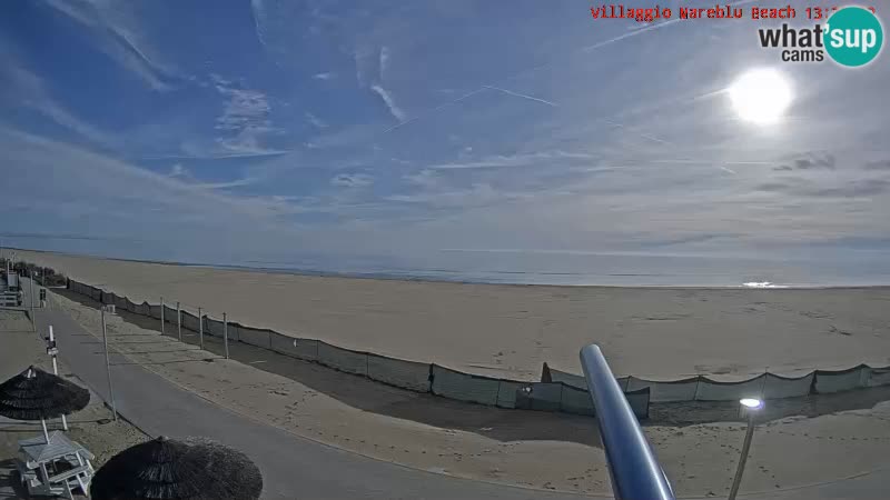 Der Strand Villaggio Mare Blu webcam Bibione Pineda – Italien