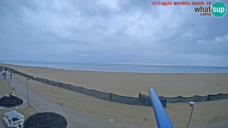 Der Strand Villaggio Mare Blu webcam Bibione Pineda – Italien