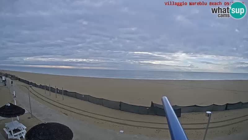 Der Strand Villaggio Mare Blu webcam Bibione Pineda – Italien