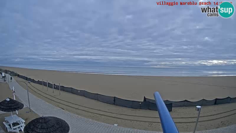 Web kamera uživo na plaži Villaggio Mare Blu Bibione Pineda – Italija