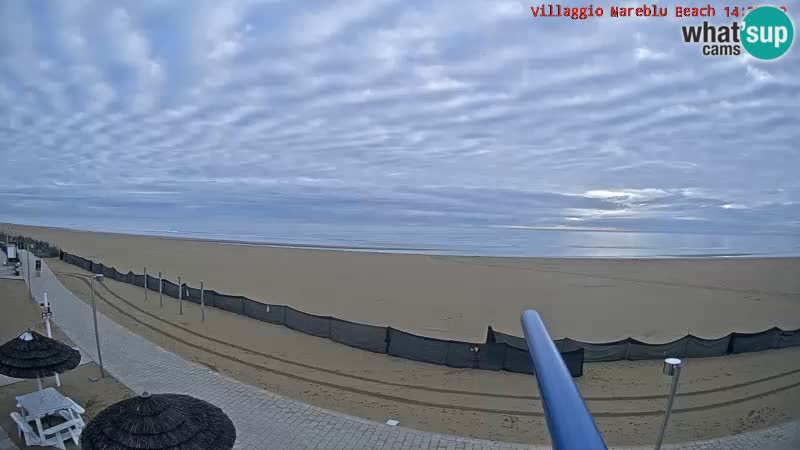 Web kamera uživo na plaži Villaggio Mare Blu Bibione Pineda – Italija