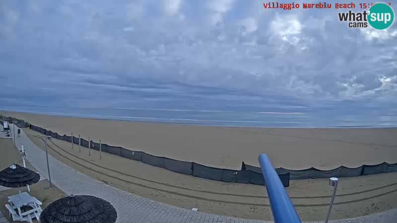 The beach Livecam Villaggio Mare Blu Bibione Pineda – Italy