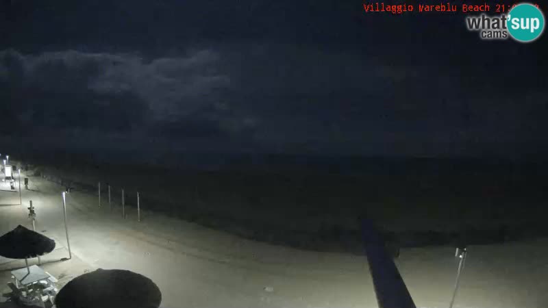 Web kamera uživo na plaži Villaggio Mare Blu Bibione Pineda – Italija