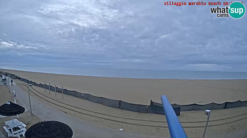 Spiaggia Webcam Villaggio Mare Blu Bibione Pineda