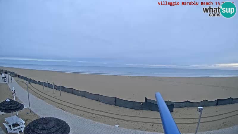 The beach Livecam Villaggio Mare Blu Bibione Pineda – Italy