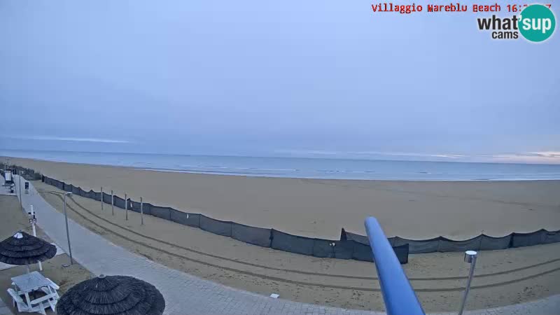 The beach Livecam Villaggio Mare Blu Bibione Pineda – Italy