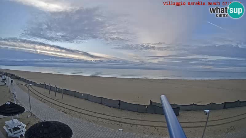 The beach Livecam Villaggio Mare Blu Bibione Pineda – Italy