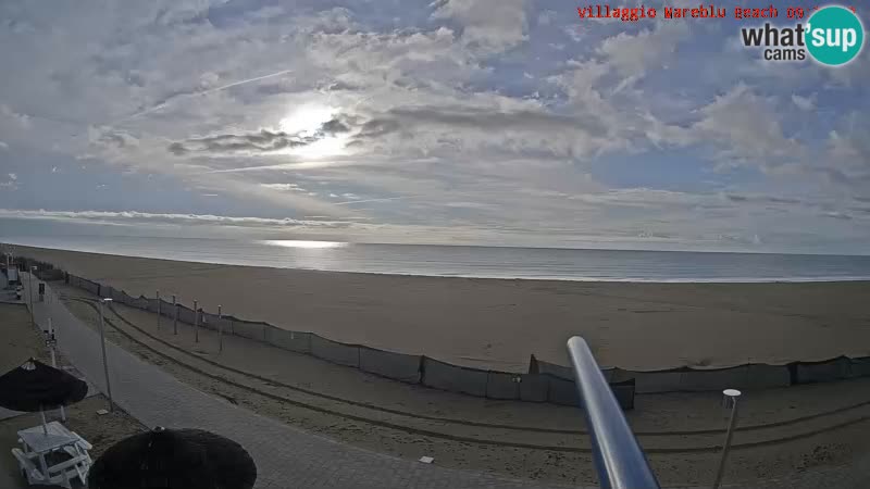 Der Strand Villaggio Mare Blu webcam Bibione Pineda – Italien