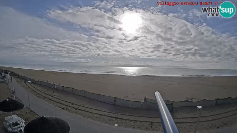 The beach Livecam Villaggio Mare Blu Bibione Pineda – Italy