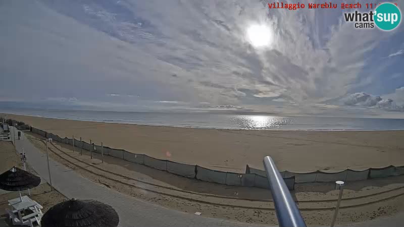 The beach Livecam Villaggio Mare Blu Bibione Pineda – Italy