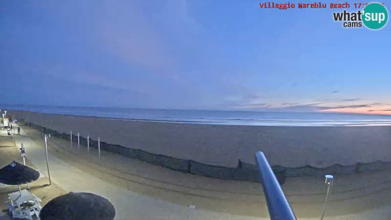 The beach Livecam Villaggio Mare Blu Bibione Pineda – Italy