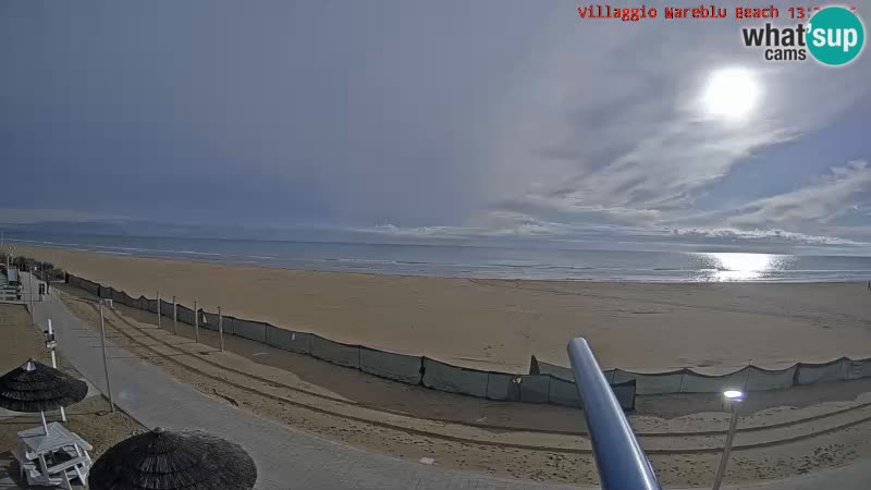 The beach Livecam Villaggio Mare Blu Bibione Pineda – Italy