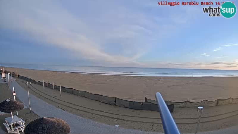 The beach Livecam Villaggio Mare Blu Bibione Pineda – Italy