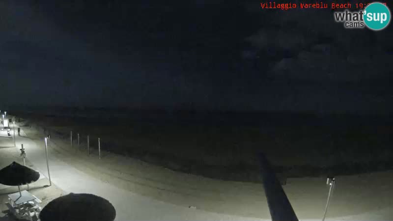 Webcam en direct de la plage Villaggio Mare Blu Bibione Pineda – Italie